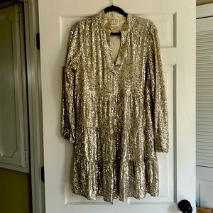 Sequin dress by Sail to Sable.  Cute baby doll fit.  Excellent condition.